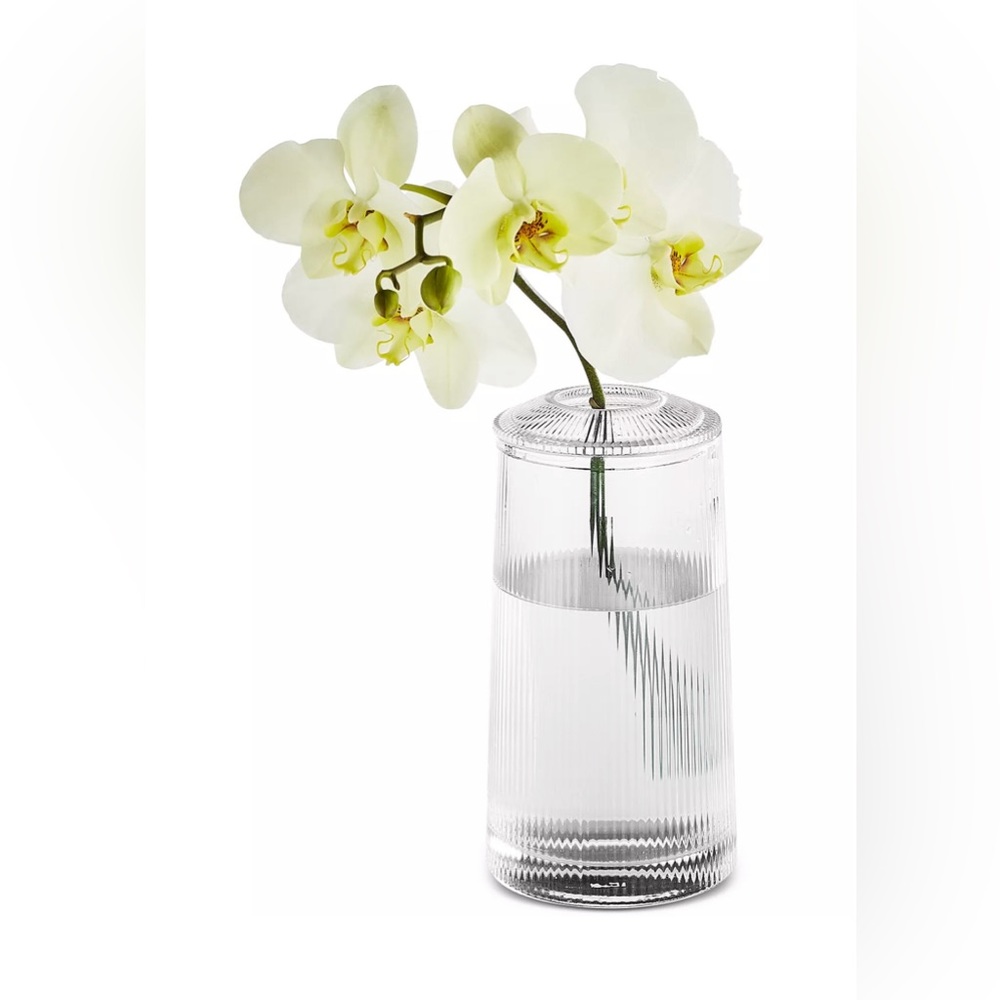 Hotel Collection Large Glass Vase with Lid